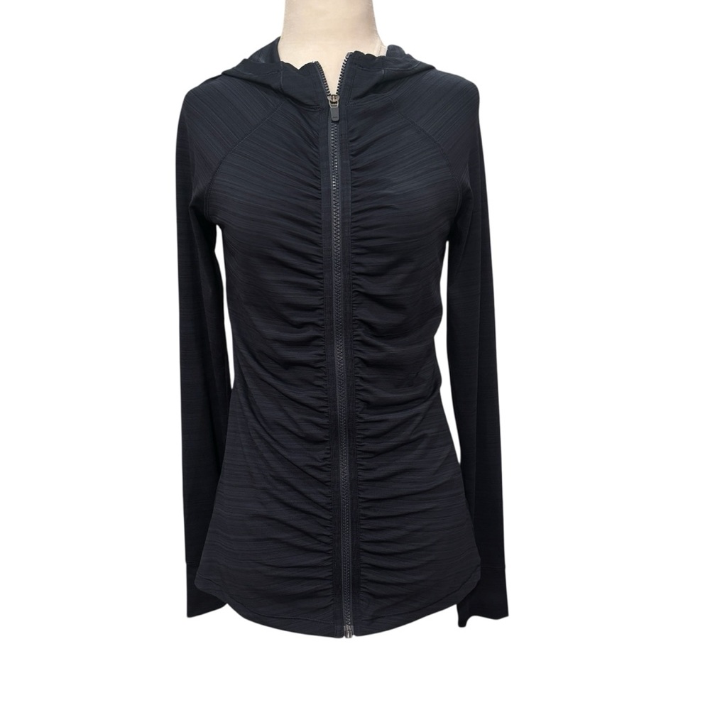 Athleta Pacifica Crosscurrent UPF Jacket Navy Blue Small - Picture 6 of 16